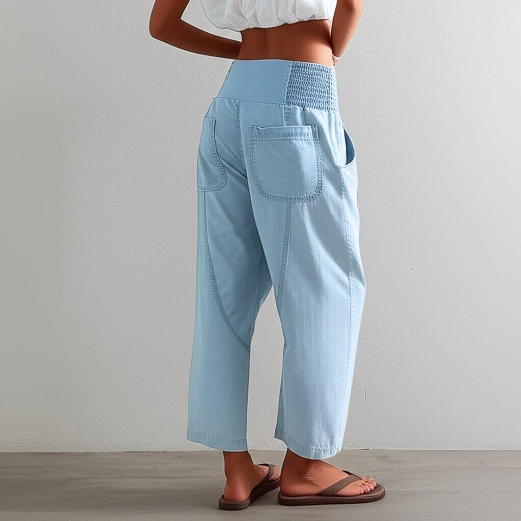 Vireya Curved Seam Wide Leg Pants