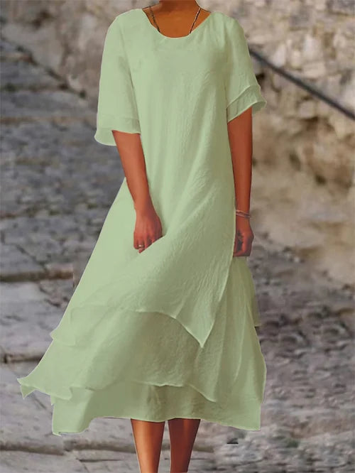 Jessica Lightweight Short Sleeve Dress