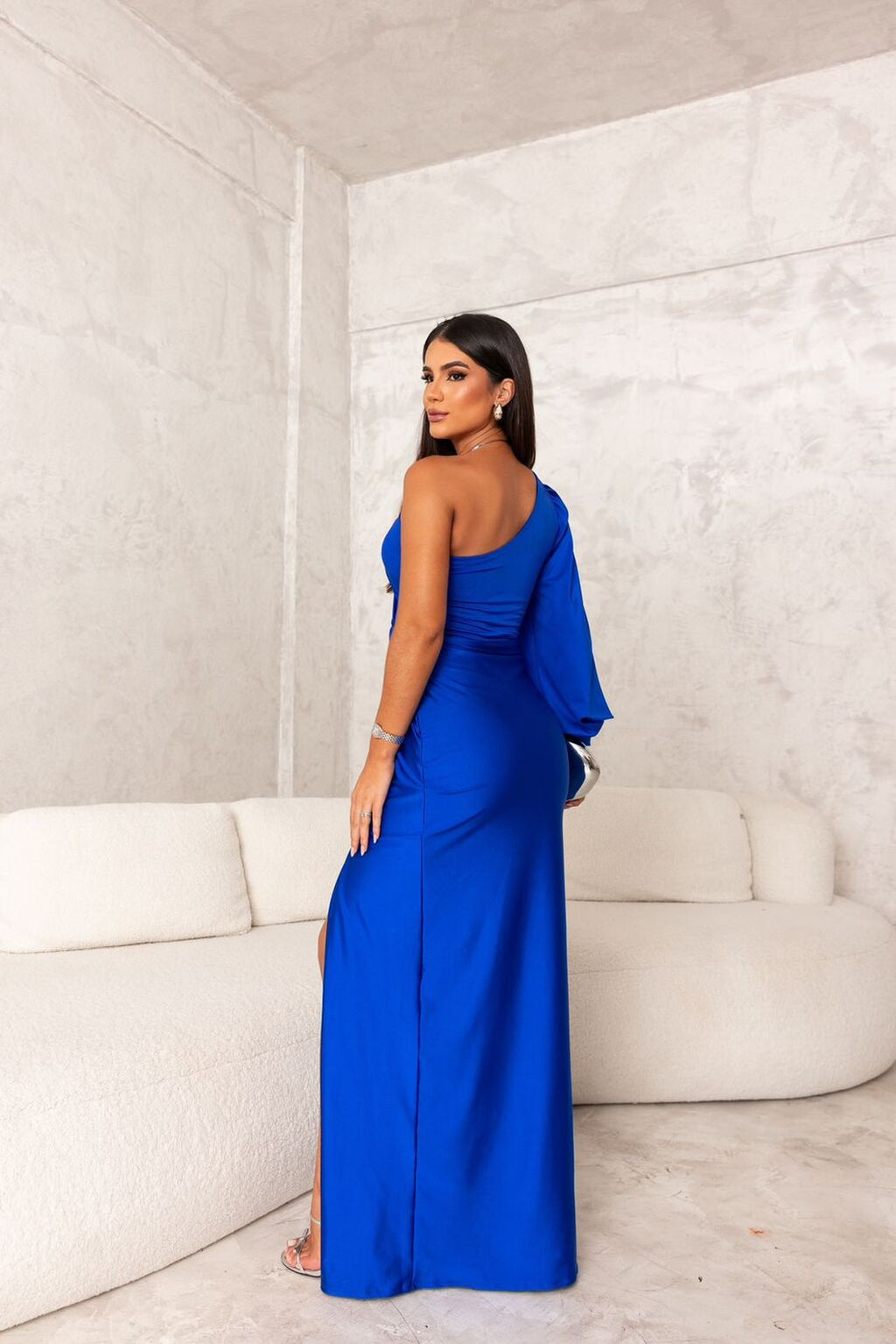 Theresa Elegant One-Shoulder Evening Dress