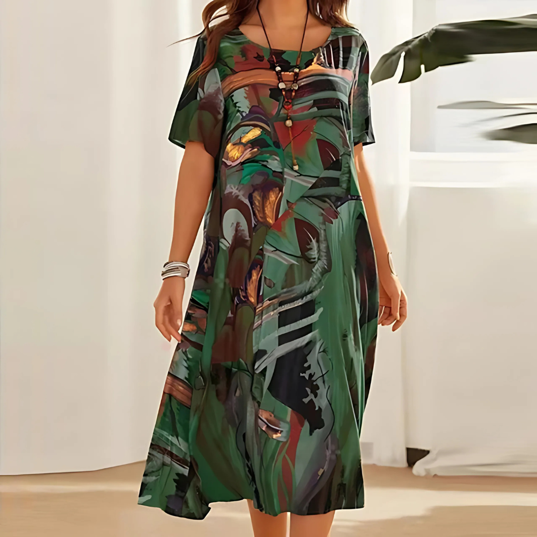 Colora Elegant Floral Dress