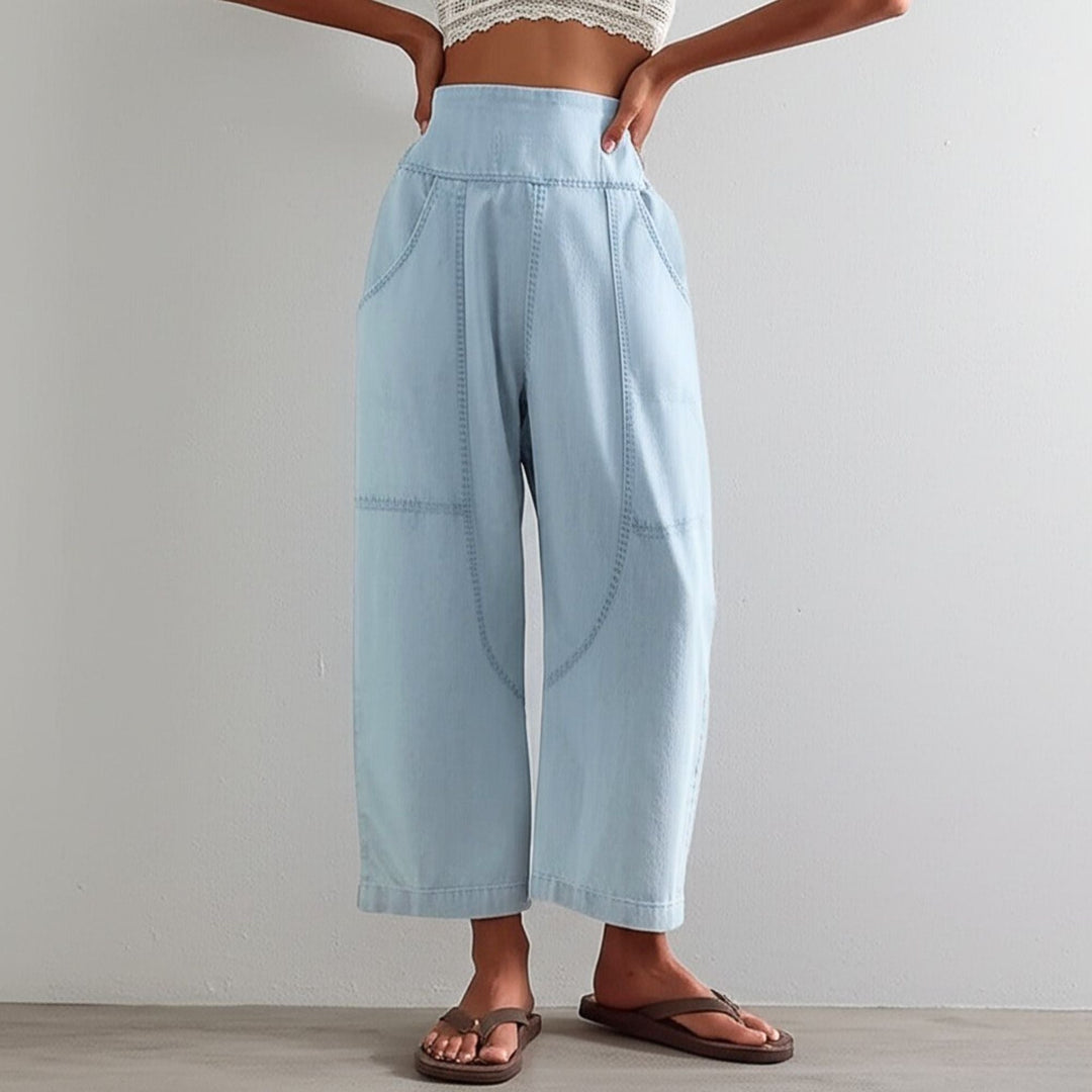 Vireya Curved Seam Wide Leg Pants
