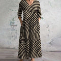 Bonnie Vintage Striped Dress