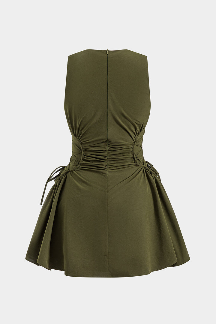 Elara Ruched Mini Dress