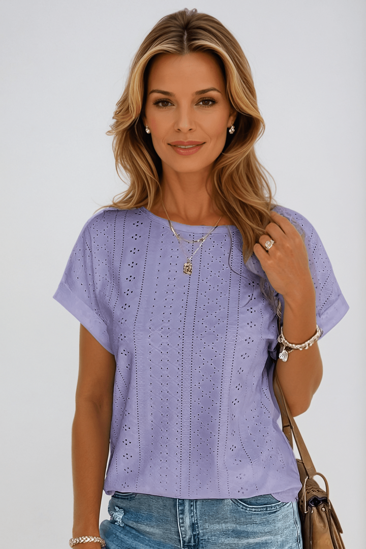Pearl Embroidered Top