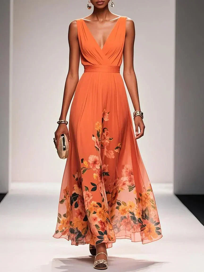 Rosalie Floral Guest Maxi Dress