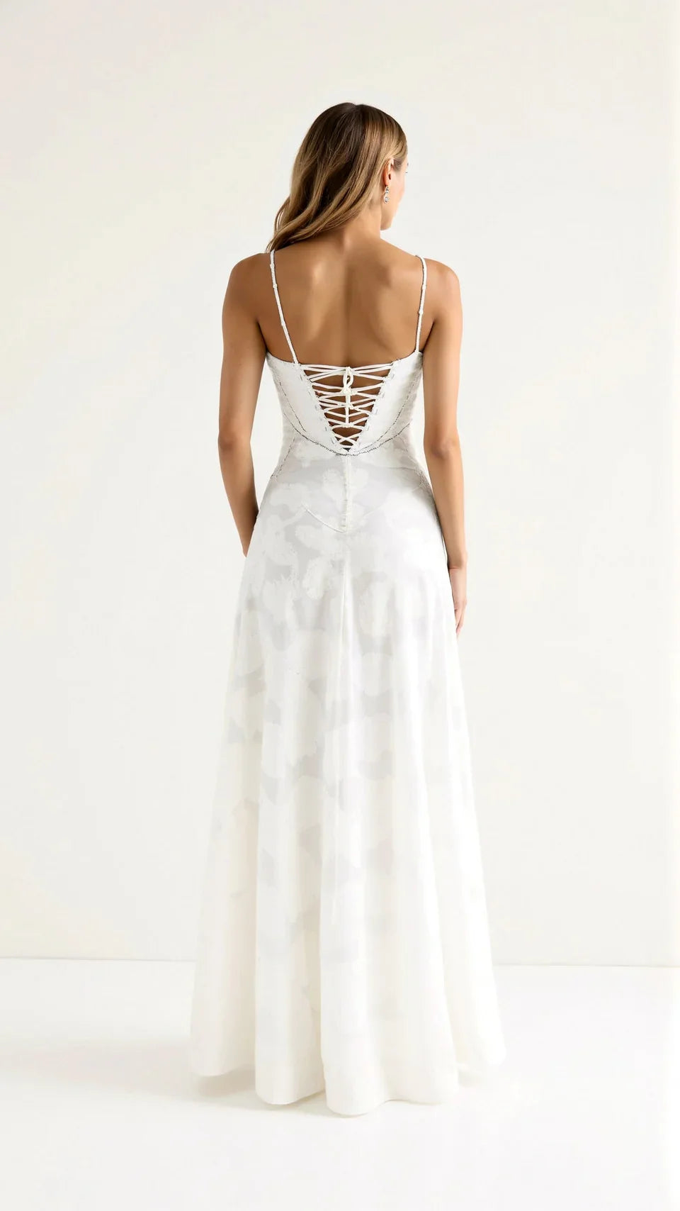 Annabelle Lace Wedding Guest Maxi Dress