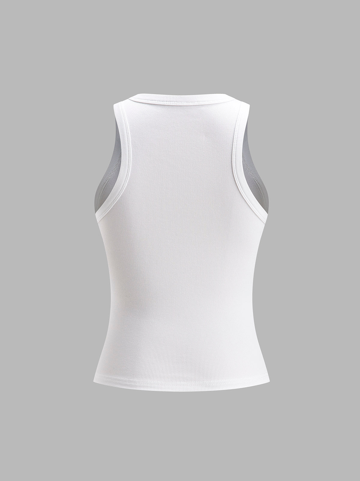 Ribbed Crop Tank Top