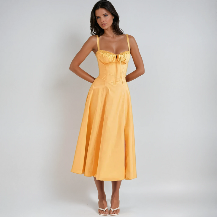 Catherine Corset Party Midi Dress