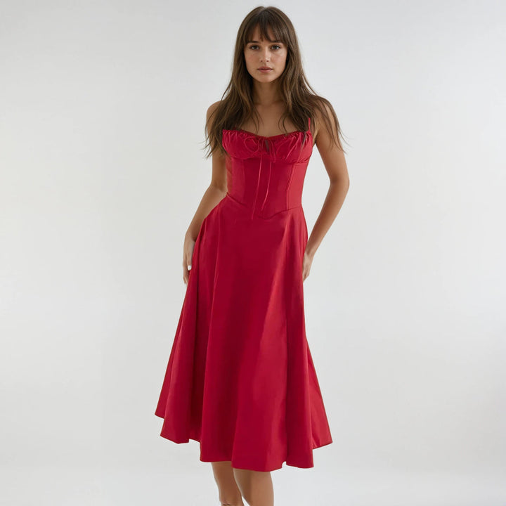 Catherine Corset Party Midi Dress