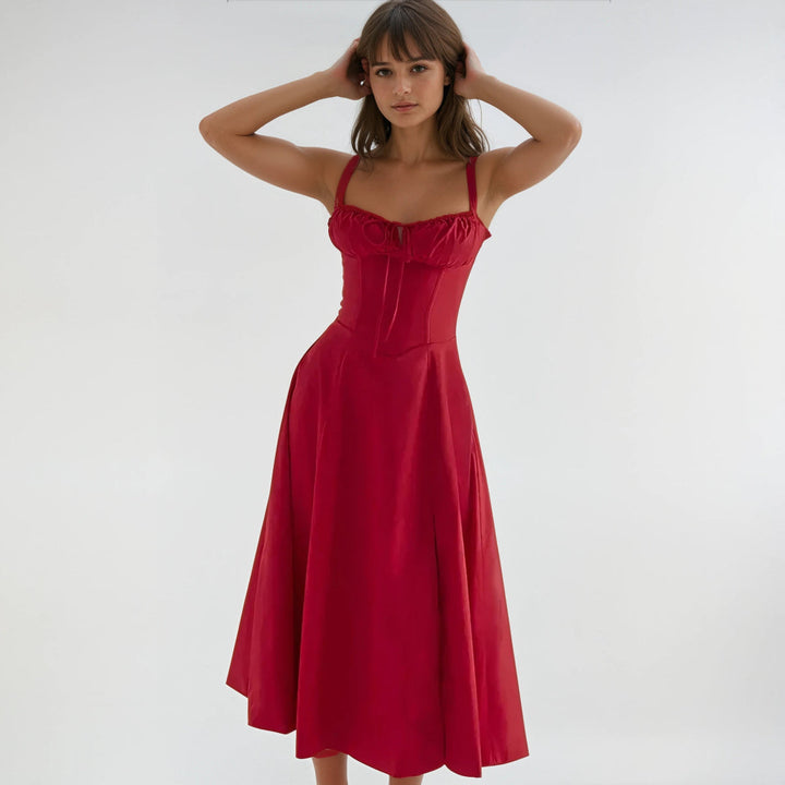 Catherine Corset Party Midi Dress