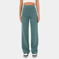 High-Waisted Straight-Leg Trousers for Women