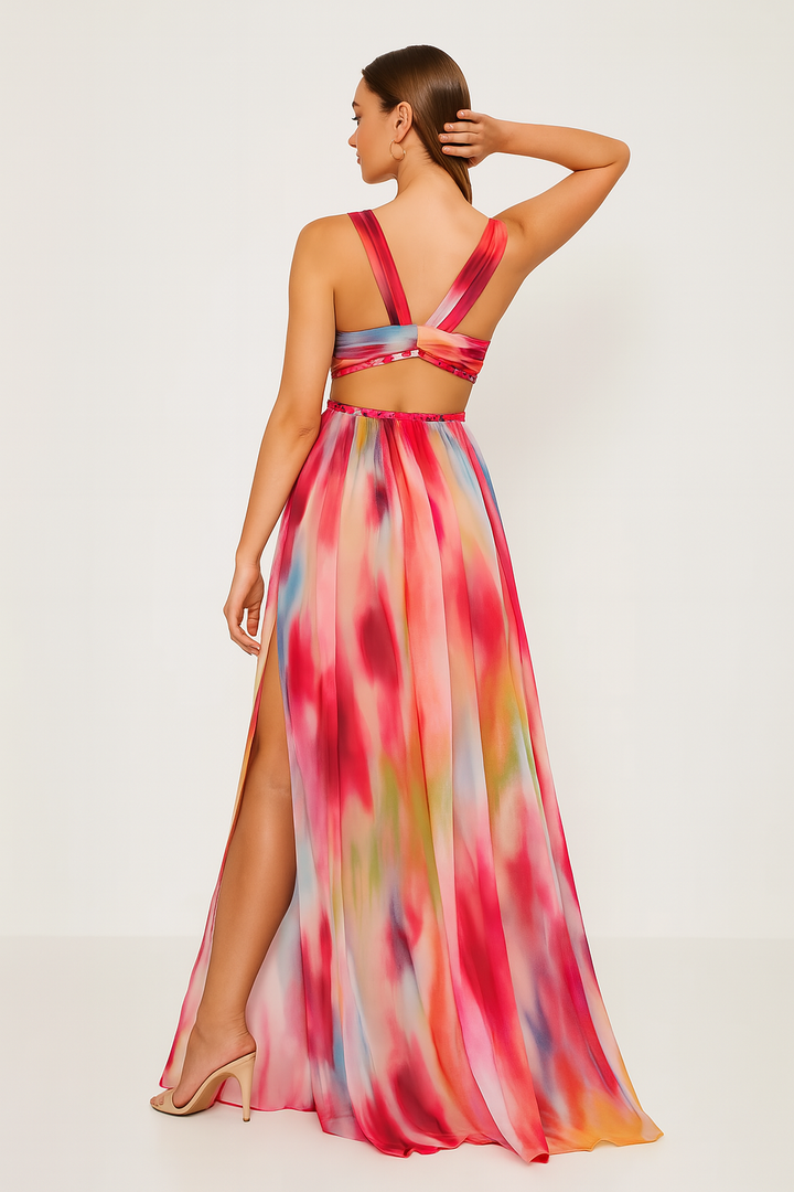Adrienne Painted Maxi Dress