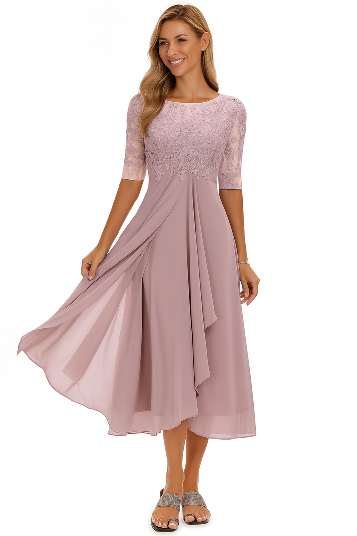 Mirella A Line Summer Midi Dress