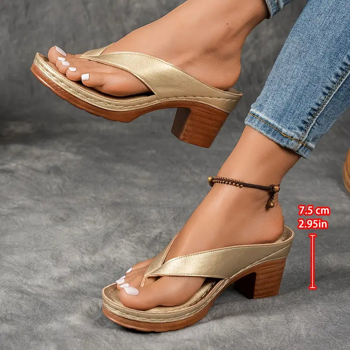 Marilyn Orthopedic Heeled Slippers