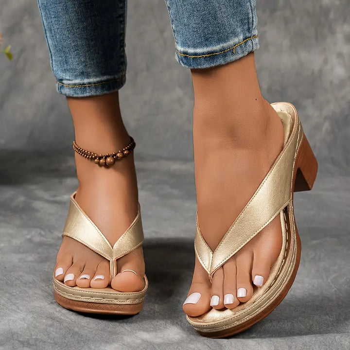 Marilyn Orthopedic Heeled Slippers