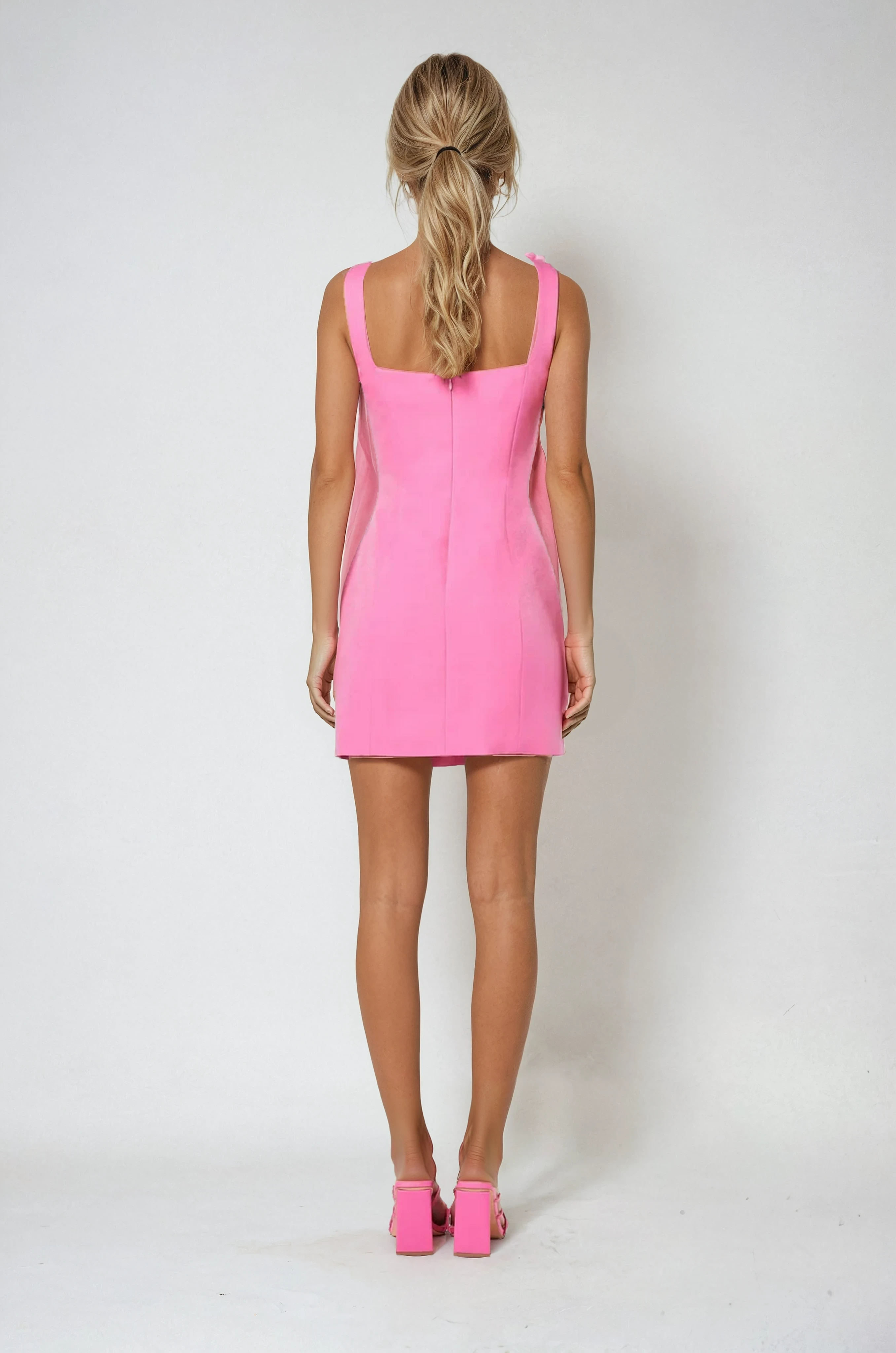 Elodie Floral Appliqué Summer Cocktail Mini Dress