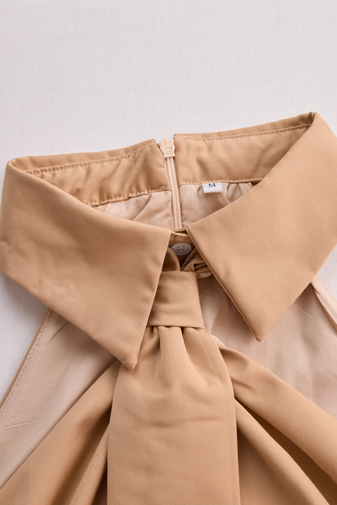 Sleeveless Halter Blouse | Neck Tie Detail | Elegant & Structured Fit