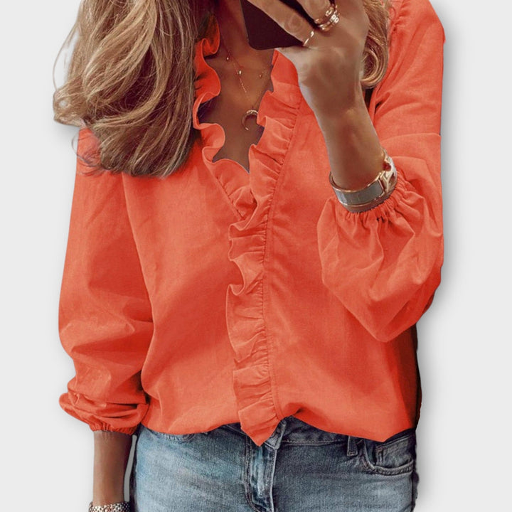 Celeste Ruffle Blouse
