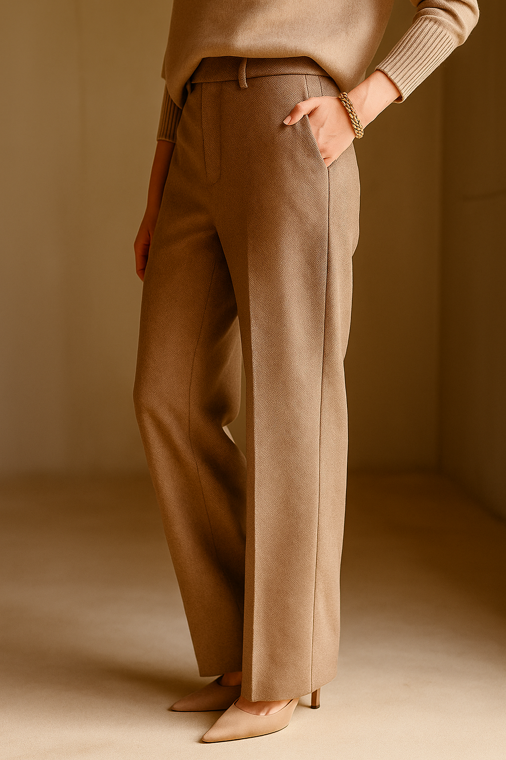 Coralie Classic Wool Blend Trousers