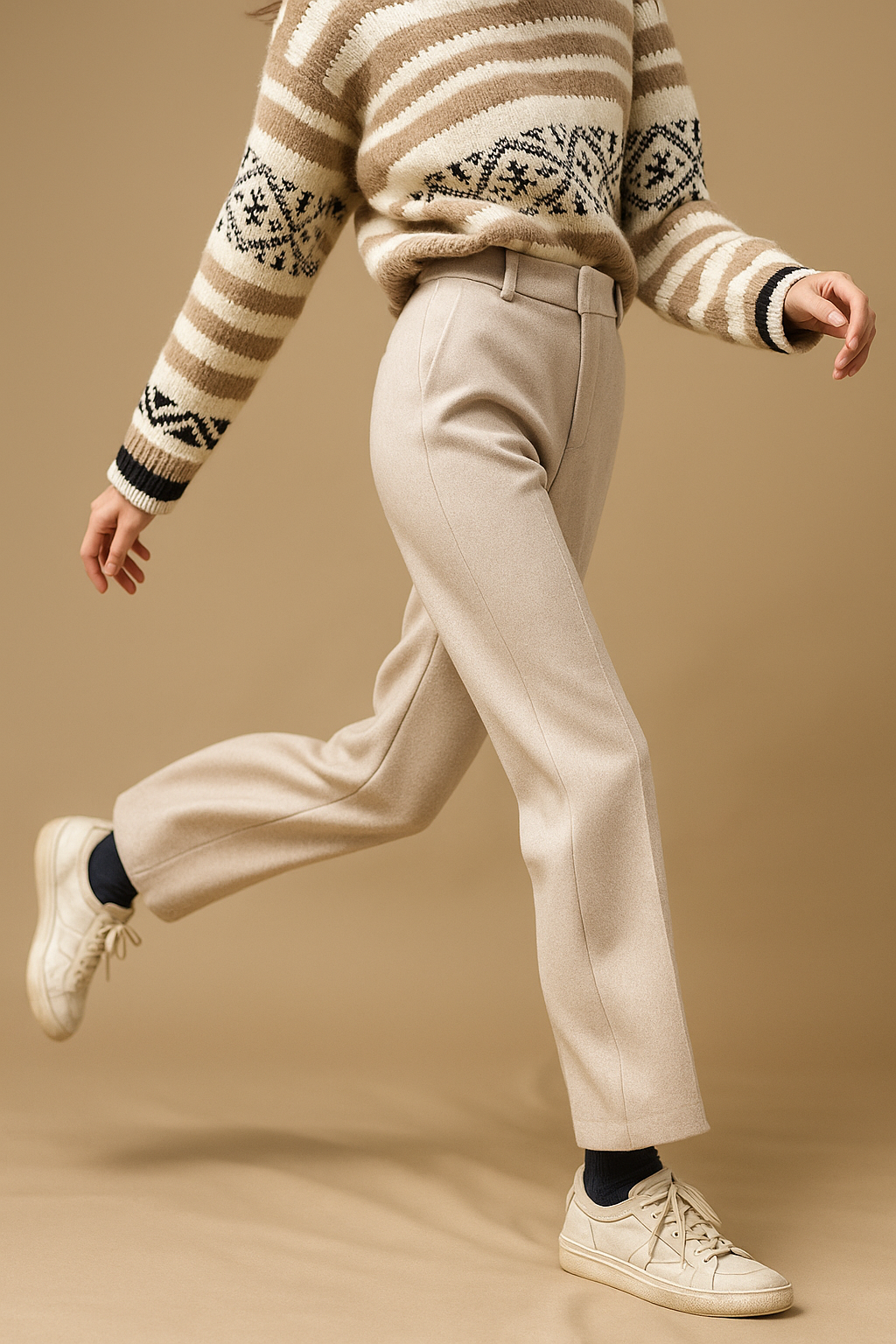 Coralie Classic Wool Blend Trousers