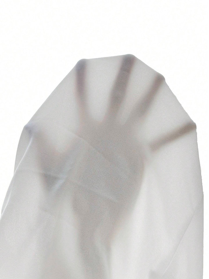 Vireline Draped Bishop Sleeve Blouse