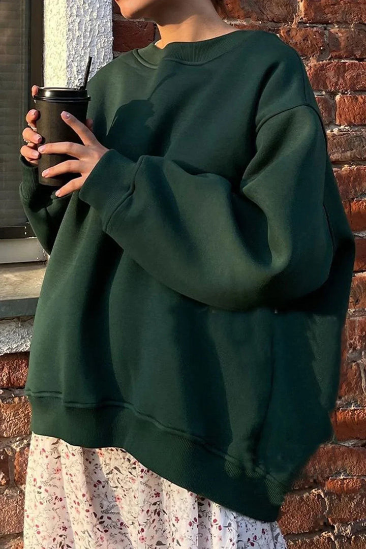 Marlowe Oversized Round Neck Sweatshirt