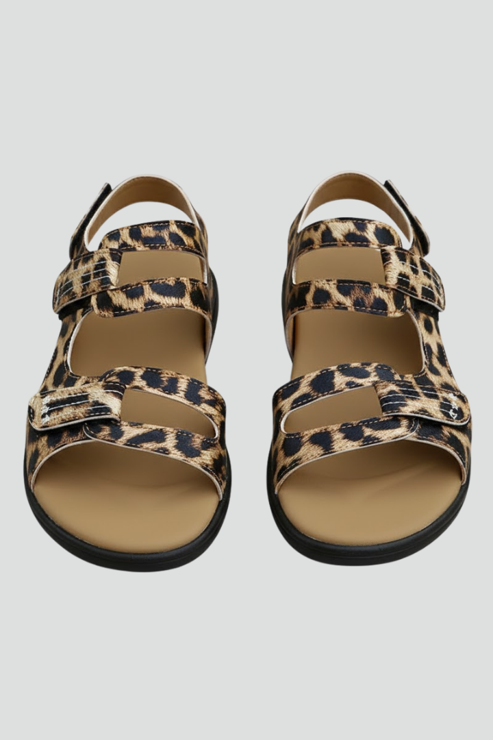 Ovrin Heeled Sandals Multi Strap Toe