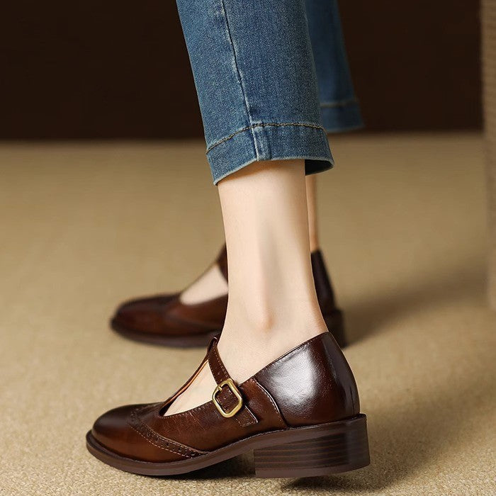 Nadine Leather Mary Jane
