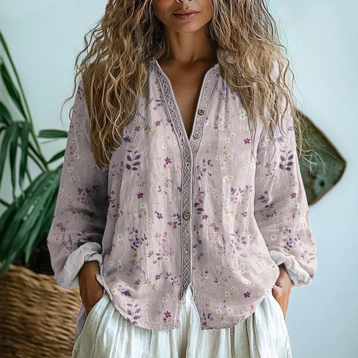 Martha Nature Print Blouse