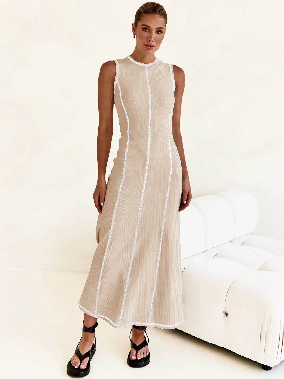 Mireya Women’s Sleeveless Knit Maxi