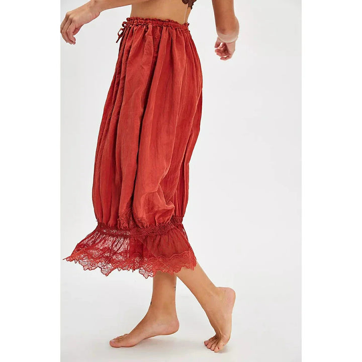 Lucienne Lace Trim Balloon Pants
