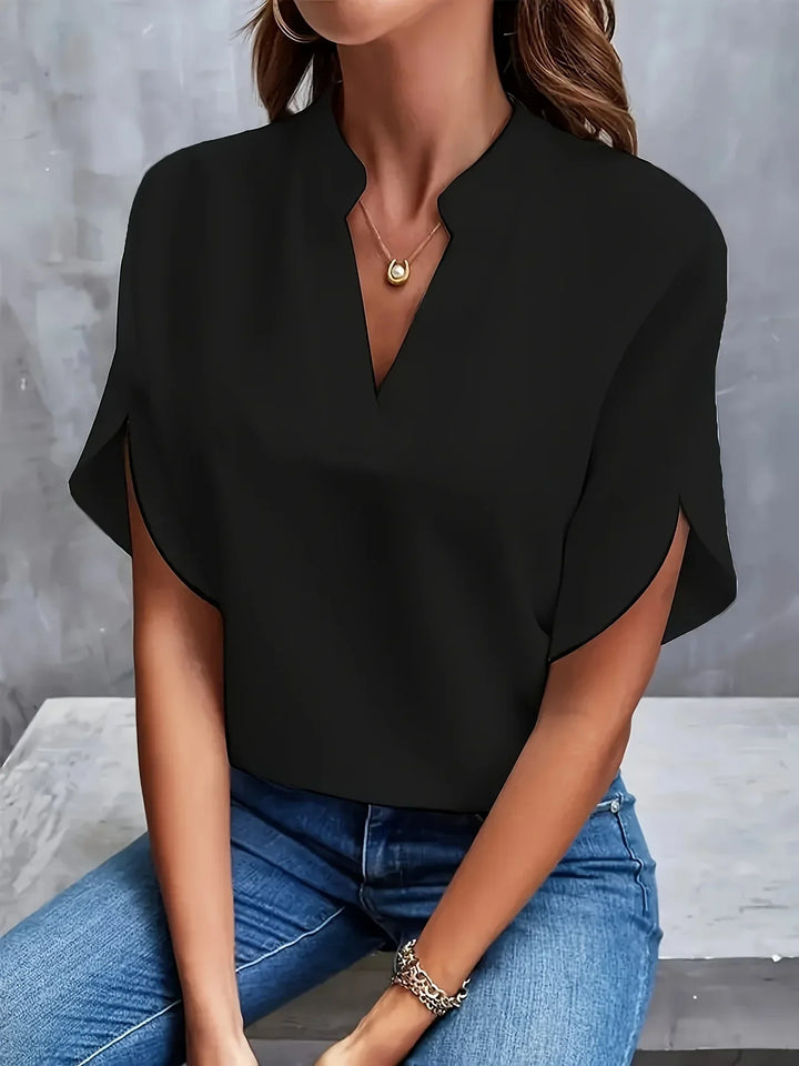 Vionelle Tailored V Neck Blouse