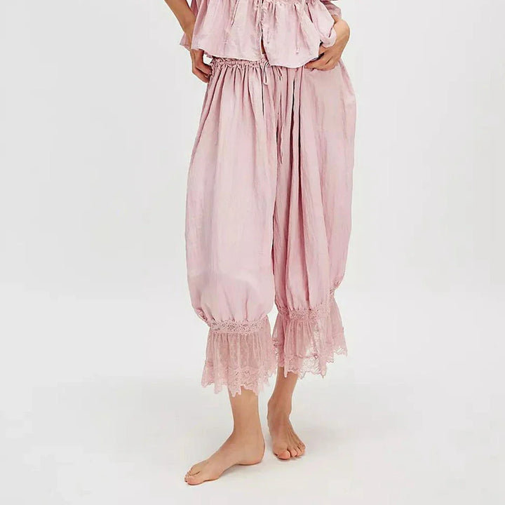 Lucienne Lace Trim Balloon Pants