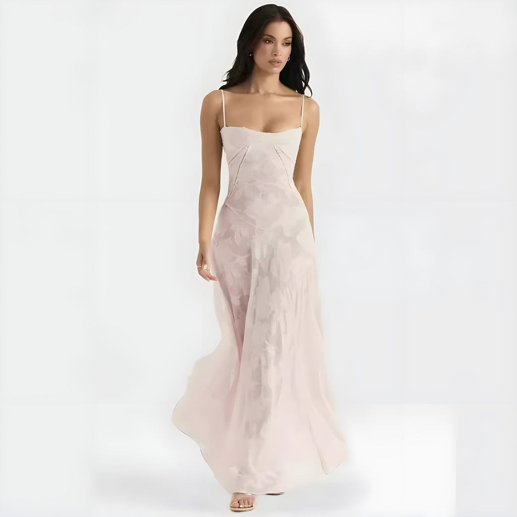 Annabelle Lace Wedding Guest Maxi Dress