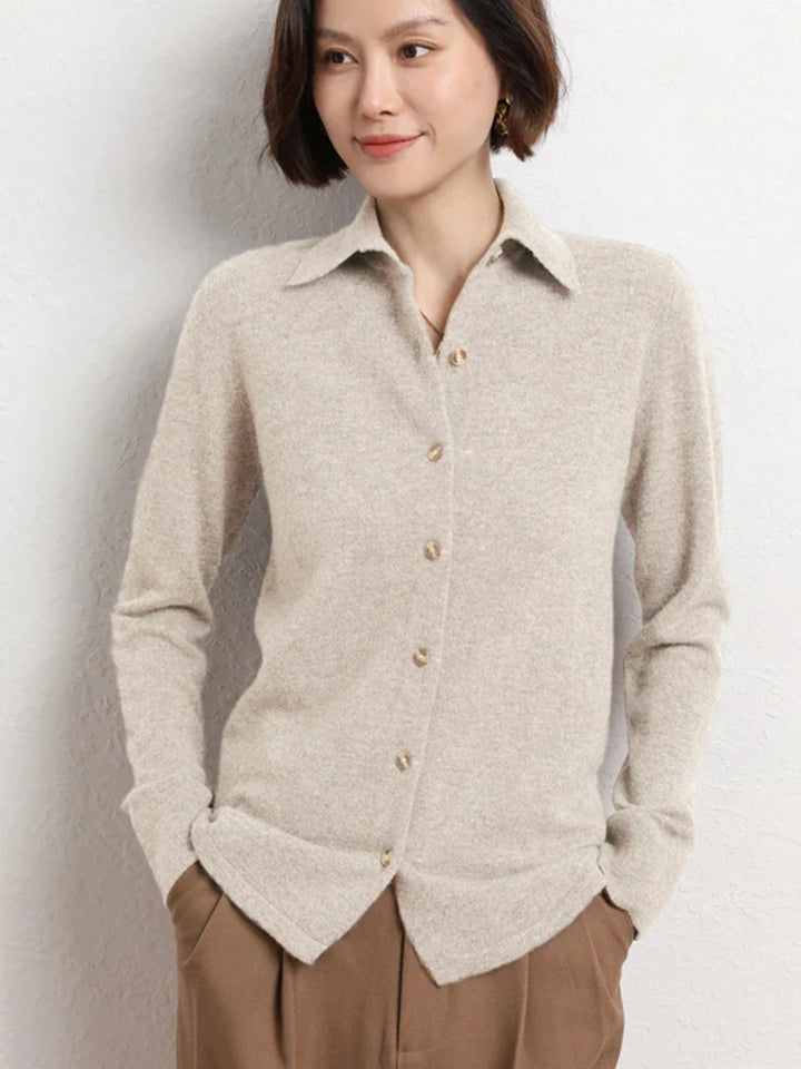 Marielle Knit Button Polo Top