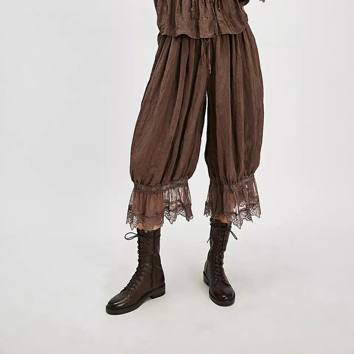 Lucienne Lace Trim Balloon Pants