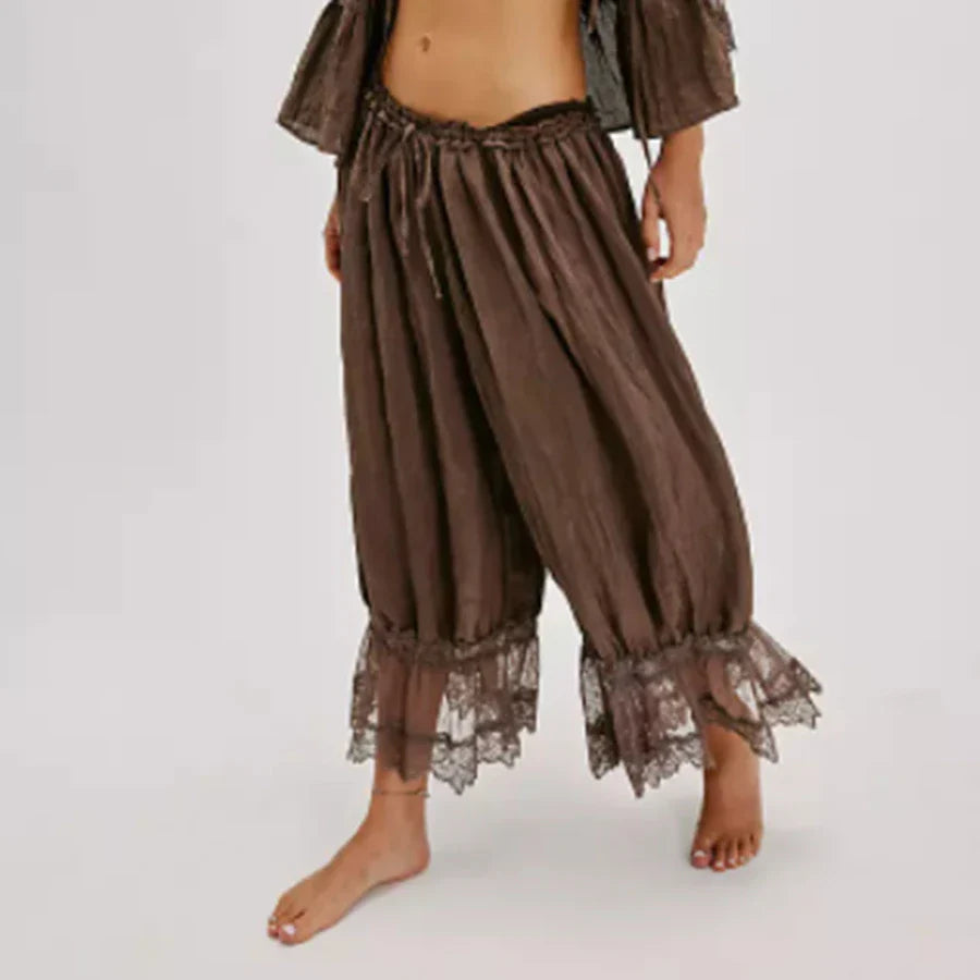 Lucienne Lace Trim Balloon Pants