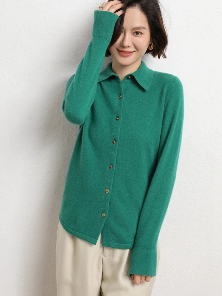 Marielle Knit Button Polo Top