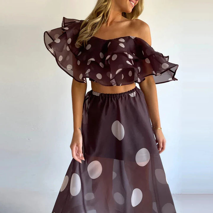 Isla Sheer Polka Dot Set