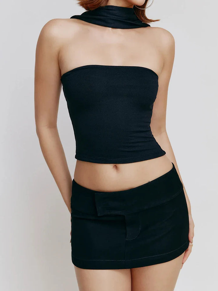 Vesper Strapless Satin Feel Tube Top