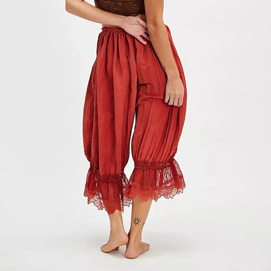 Lucienne Lace Trim Balloon Pants