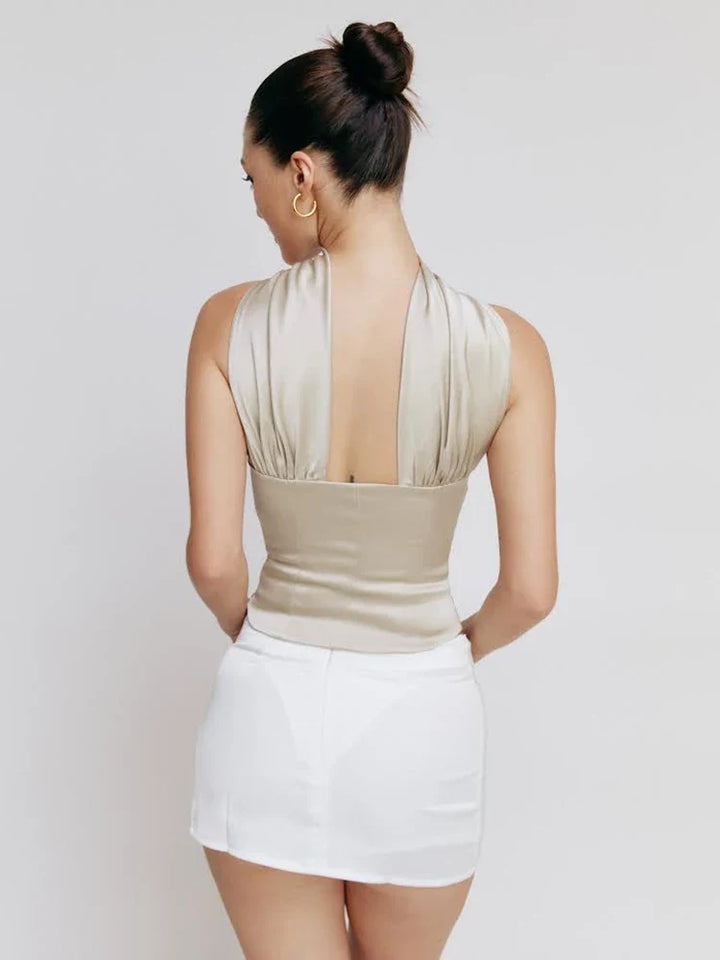 Vesper Strapless Satin Feel Tube Top