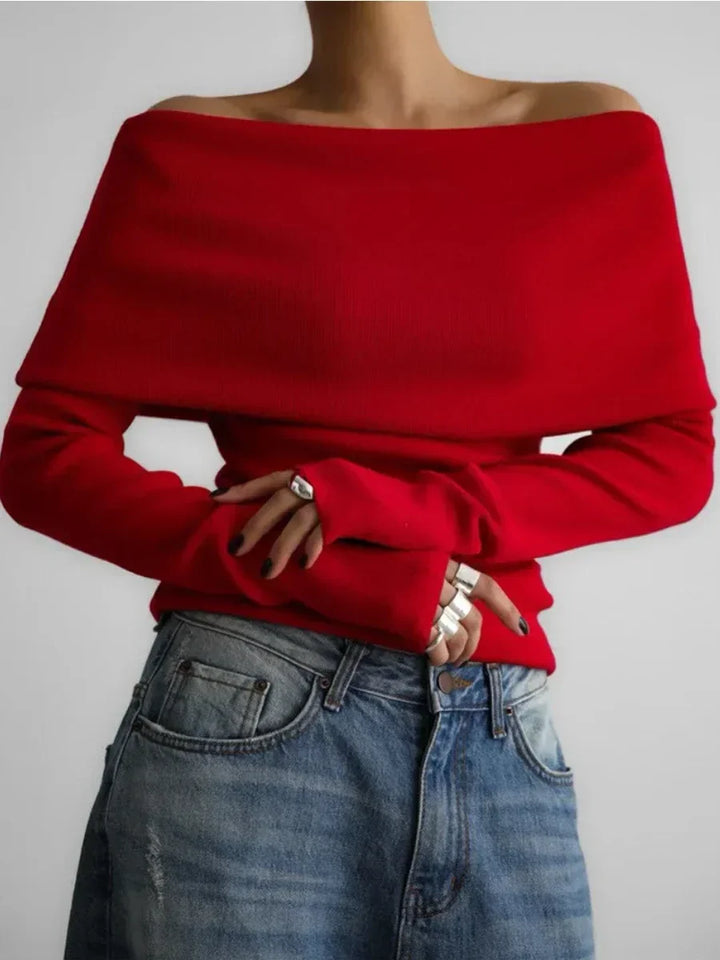 Valina Off Shoulder Knit Top