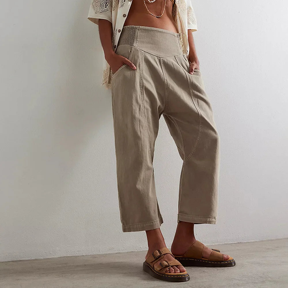 Vireya Curved Seam Wide Leg Pants