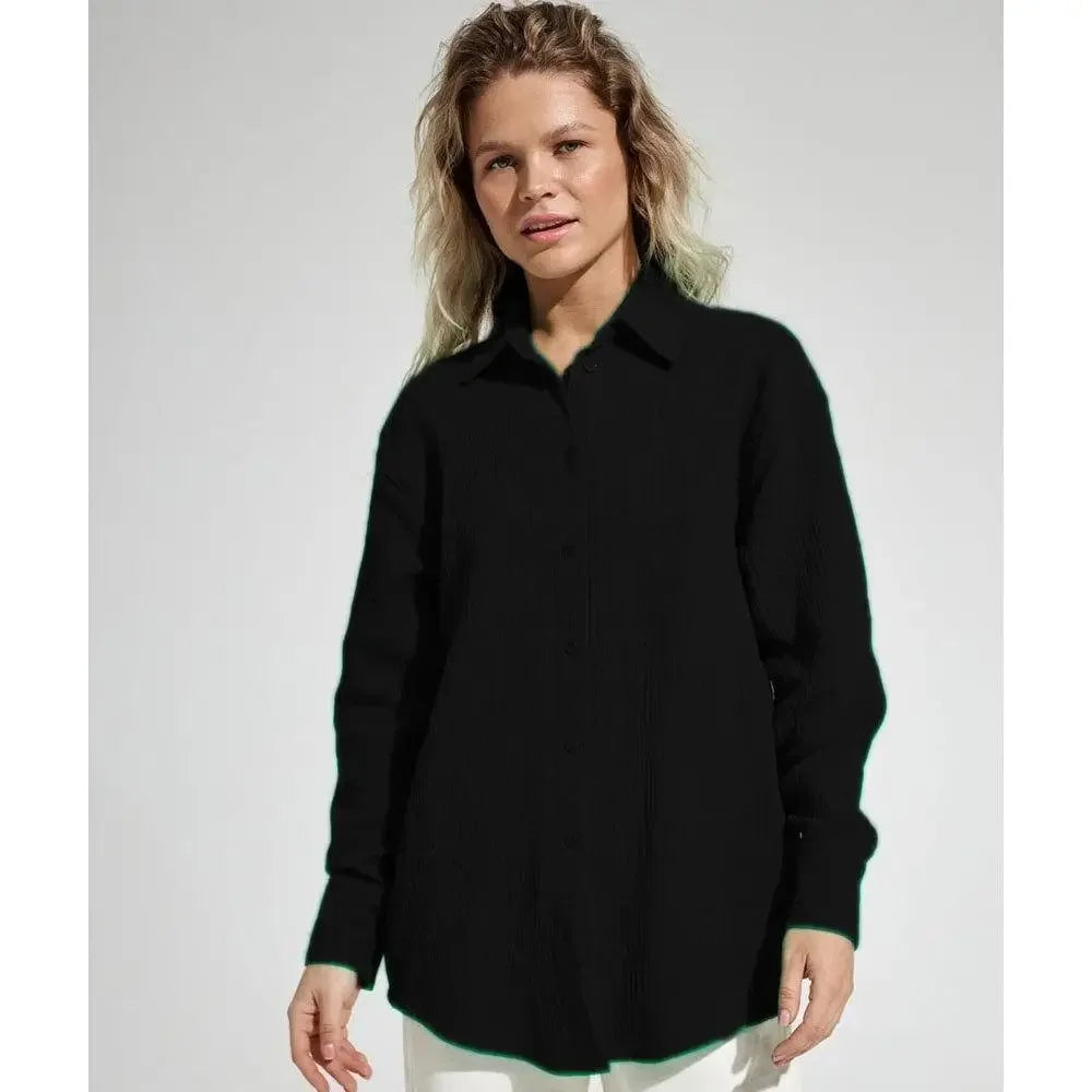 Valencia Crinkled Cotton Summer Shirt