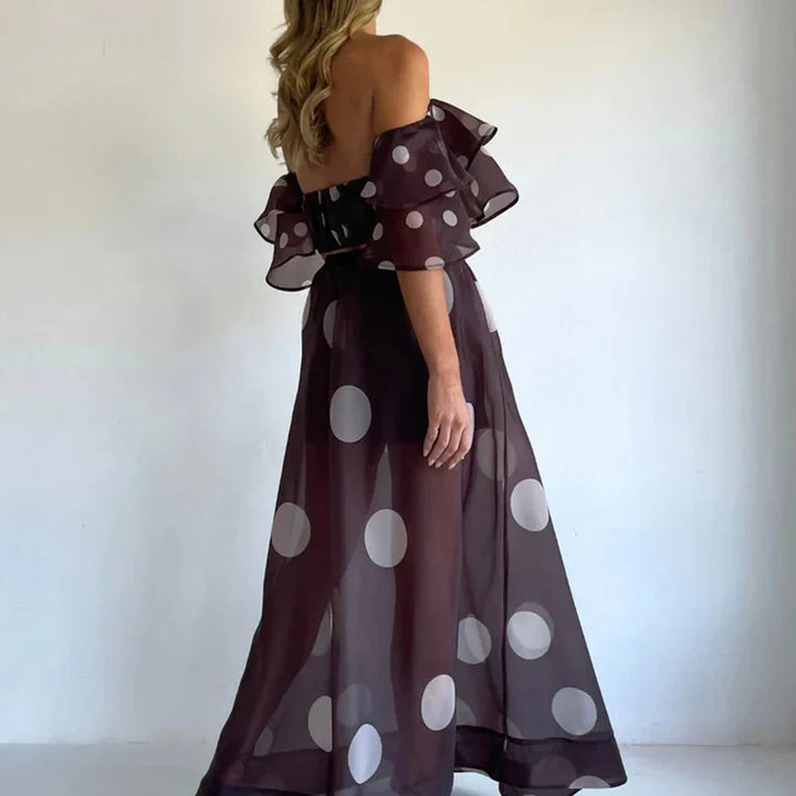 Isla Sheer Polka Dot Set