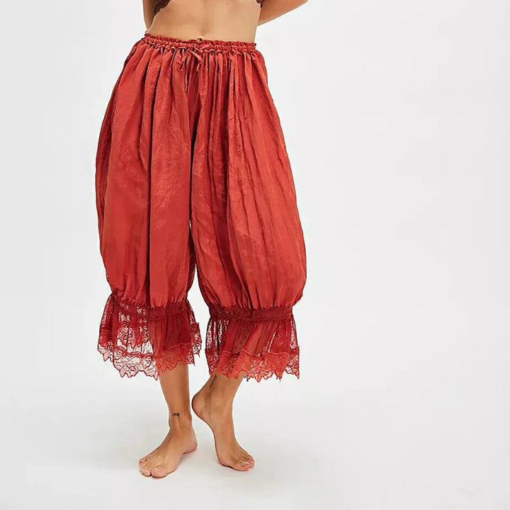 Lucienne Lace Trim Balloon Pants