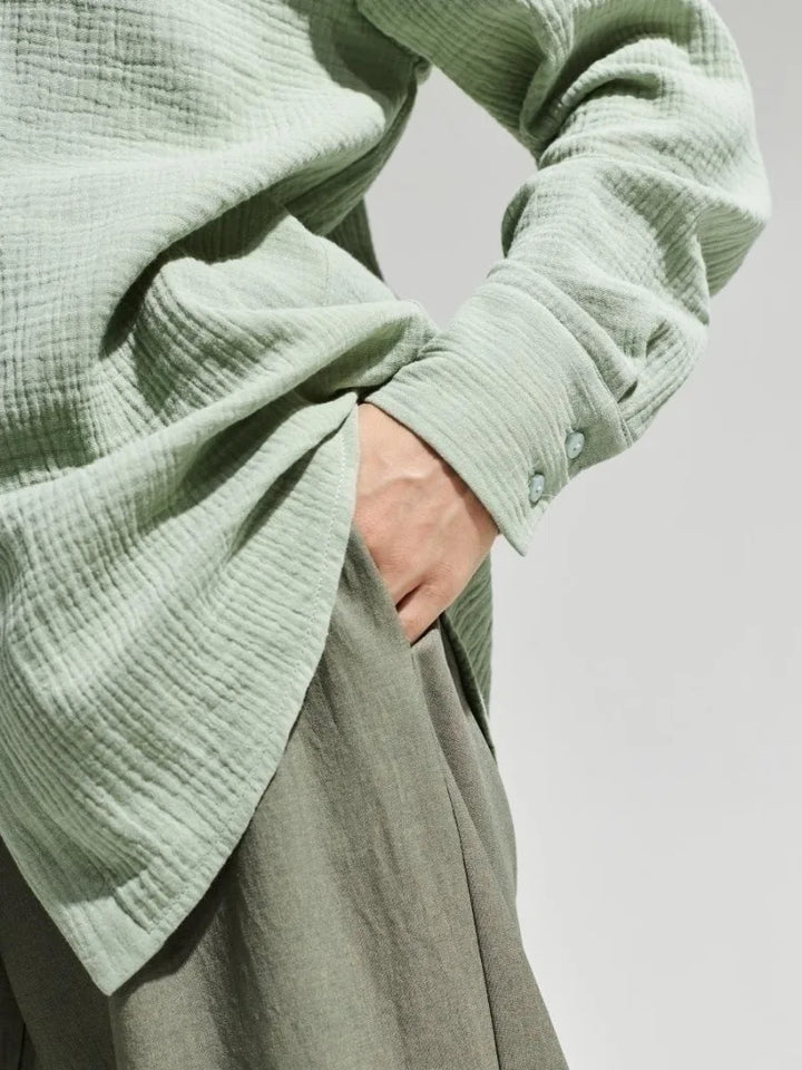 Valencia Crinkled Cotton Summer Shirt