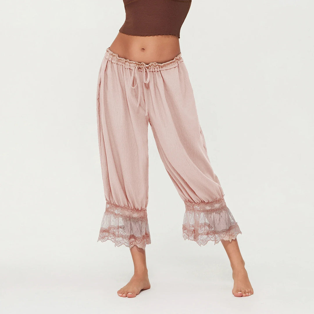 Lucienne Lace Trim Balloon Pants