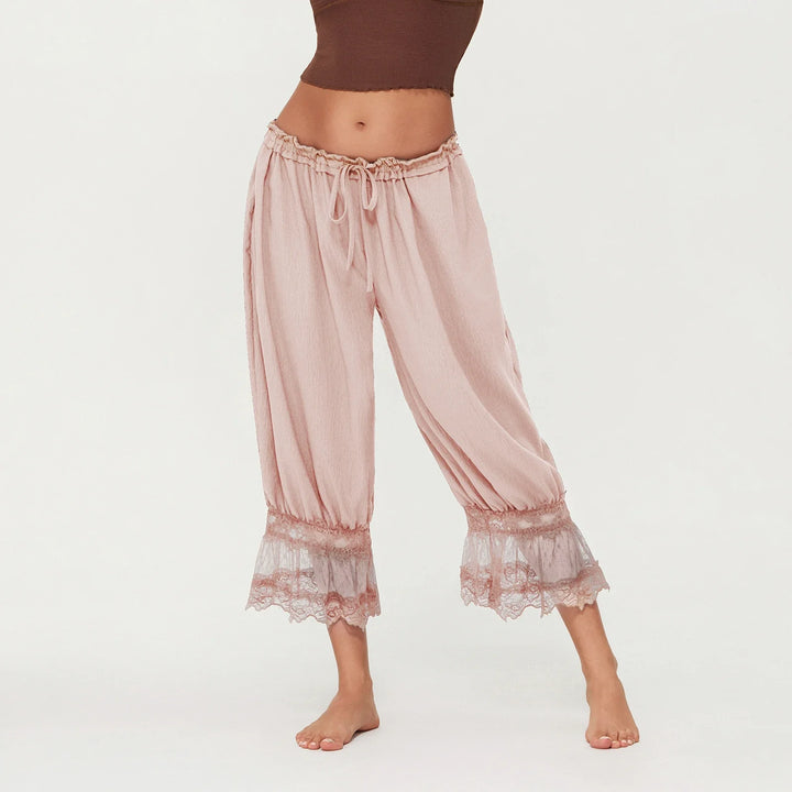 Lucienne Lace Trim Balloon Pants